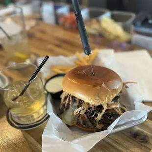 Wagyu burger chef special- house jalapeño coleslaw