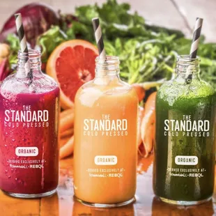 Organic, cold-pressed juice