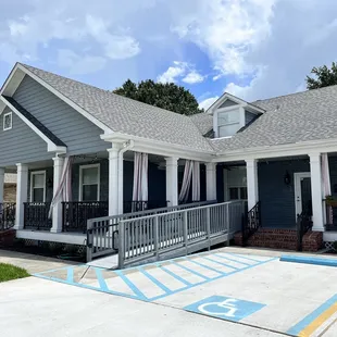 the front of the house