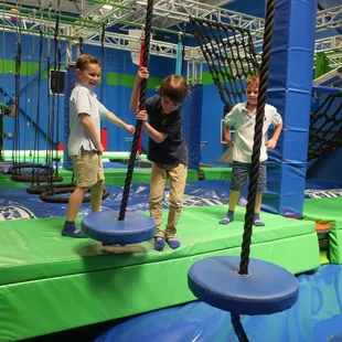 Try your skill on our Ninja Warrior course!