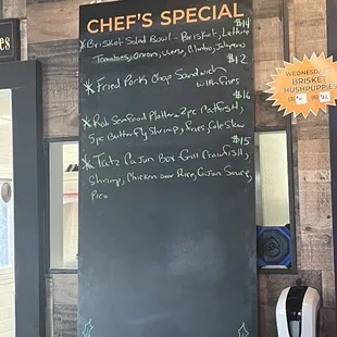 Those Specials though! I'll be back for the Pork Chop sandwich!