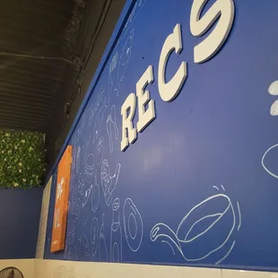 Inside Restaurant- Wall Near Seating Area