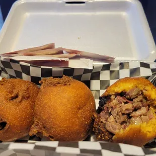 Brisket Hushpuppies