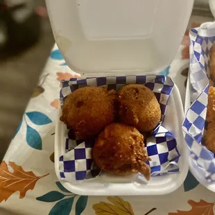 Mac & Cheese Hushpuppies