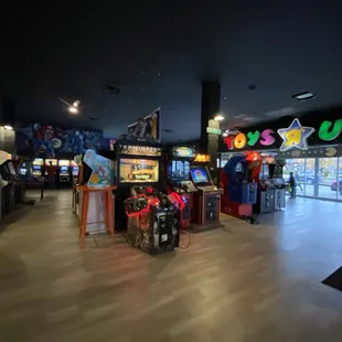 the inside of a toy store