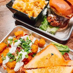 Sweet n Spicy Chicken Sandwich and Kentucky BLT