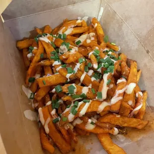 Loaded Sweet Potato Fries