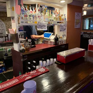Bar area