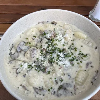 Wild mushroom gnocchi