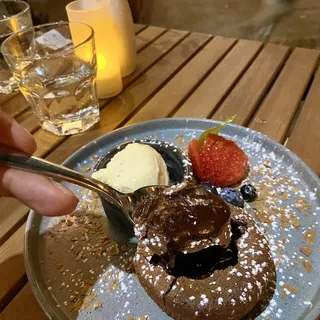 Molten Lava Chocolate Cake for two