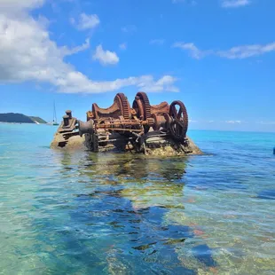 Kayaking at the shipwrecks, Tangalooma Island Resort