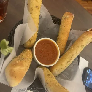 Homemade breadsticks