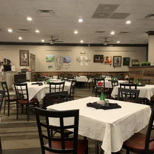 View inside restaurant