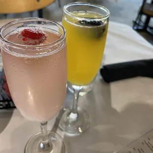 Pink Lemonade Mimosa, Classic Mimosa