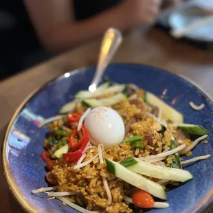 reckless fried rice with pork belly