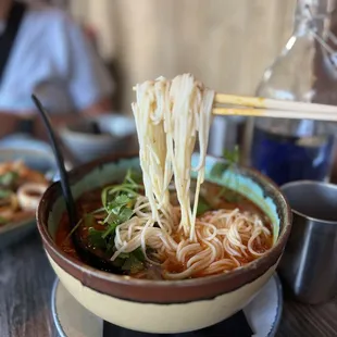 curry vermicelli bowl