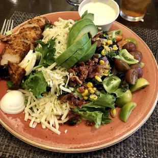 a plate of food on a table