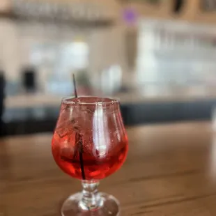 Cranberry Vodka Spritzer