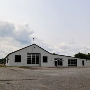 the outside of the building