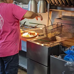 Smiling and friendly service