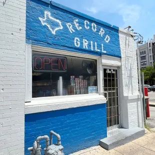 the outside of the building