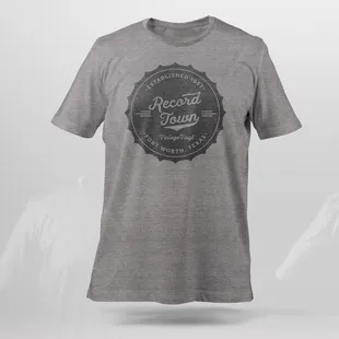 The Record Town bottlecap t-shirt!