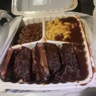 Short end rib plate