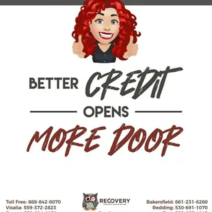 #better #credit #opens #more #doors 

#FicoDiva #recoverycreditrepairinc