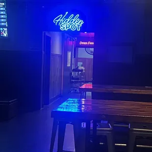 The Hidden Spot - inside bar. Serving amazing food!