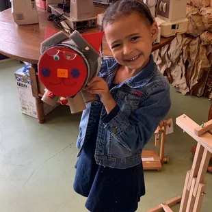 Kitty made 100% out of crafting materials!