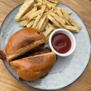 Burger &amp; fries