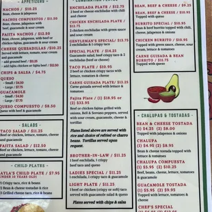 One side of the menu. They also offer breakfast items anytime