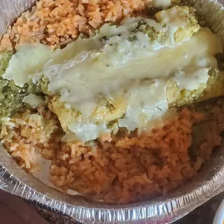 Chicken Enchilada Plate