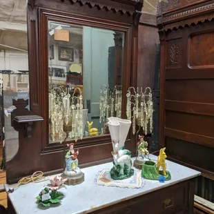 The dresser is just as impressive as the bed