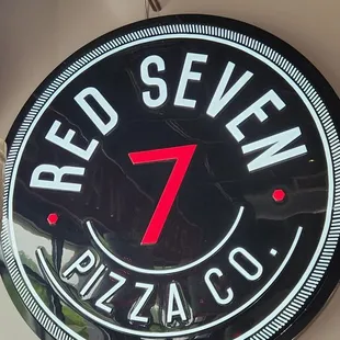 Cool Red 7 sign.