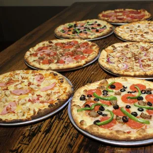 9 different sauces to choose from