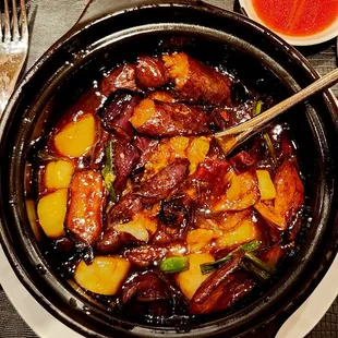 Sichuan Scallops With Chinese Eggplant... The eggplant was buttery-tender with a delicate taste.