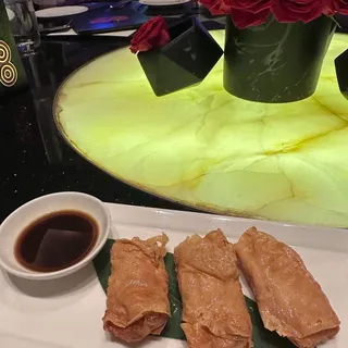 Deep Fried Shrimp in Bean Curd Rolls (3) - -----