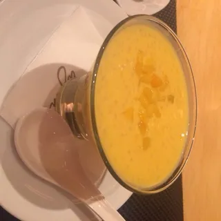 Chilled Cream of Sago, Mango - -----
