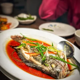 steamed fish