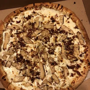 a pizza in a box