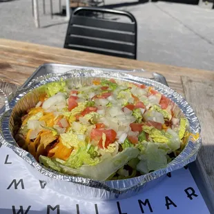 Frito pie $10 plus beef $3