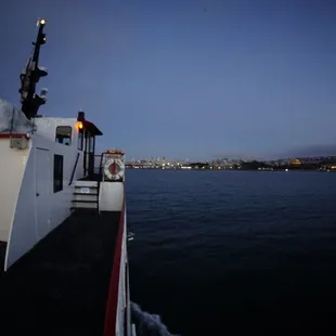 Sunset cruise can get foggy/cold even in summer! Bring a coat!