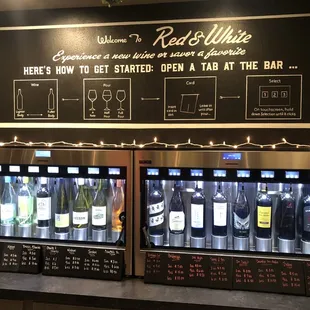 2, 4 and 6 oz pours, all self service and all worth a taste.