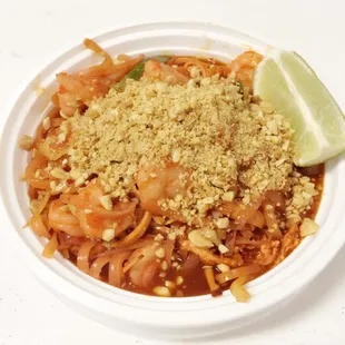 Shrimp pad Thai
