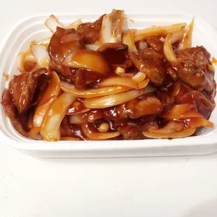 Beef Peking style