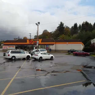 cars parked in a parking lot