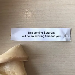 Fortune cookie
