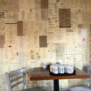 when you go to Red Arrow you are able to use Brimmer &amp; Heeltap's restroom. Check out this wall next time just inside the entrance