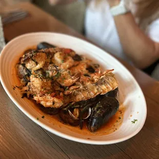 The Frutti di Mare was superb.